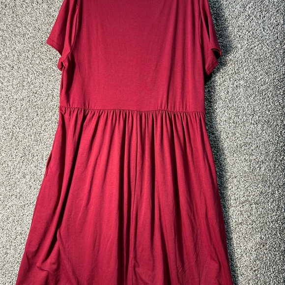 NWT Nemidor Women's Short Sleeve Plus Size Plain T-Shirt dress SZ 18 - Picture 7 of 10